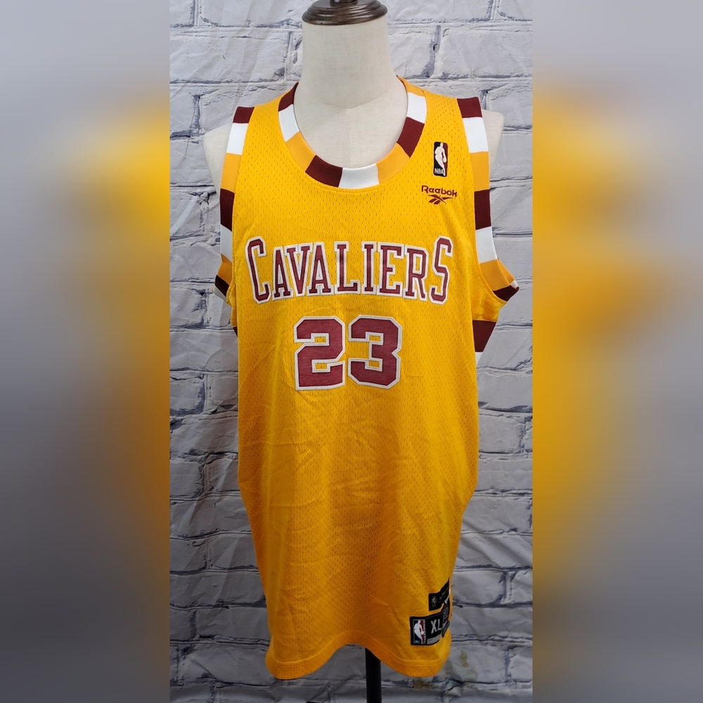 Reebok Lebron James NBA Jersey Cavaliers Cavs Hardwood Classics Vtg STITCHED XL